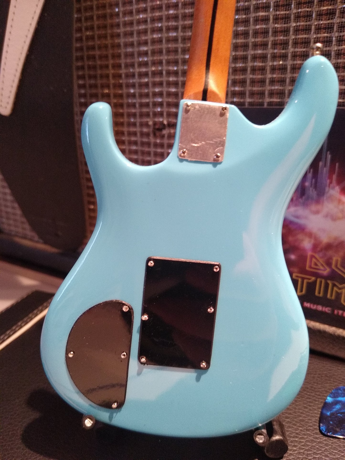 JOE SATRIANI - Ibanez Chickenfoot Blue 1:4 Scale Replica Guitar ~Axe Heaven~