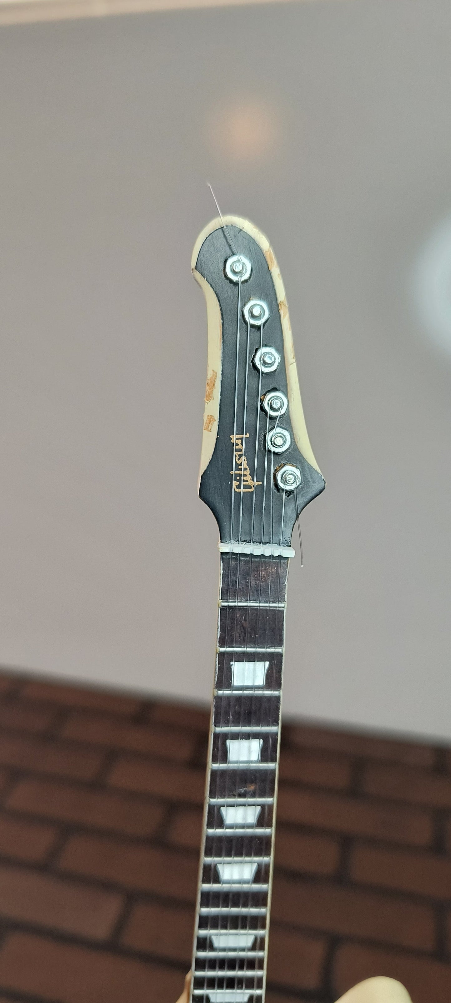 JOHNNY WINTER 1964 Gibson Firebird V Polaris 1:4 Scale Replica Guitar~Axe Heaven