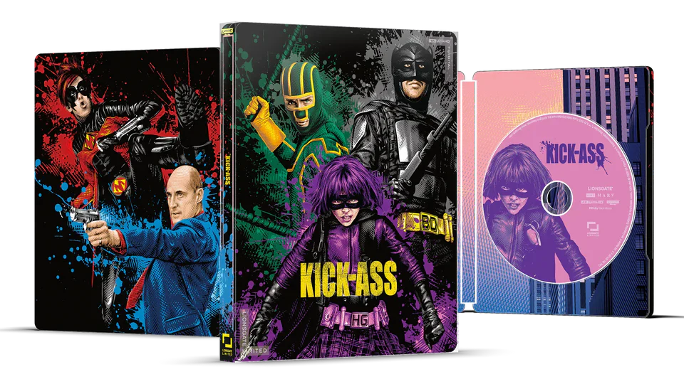 Kick-Ass: Unmasked Edition - Limited Edition Steelbook (4K UHD + Blu-ray + Digital)