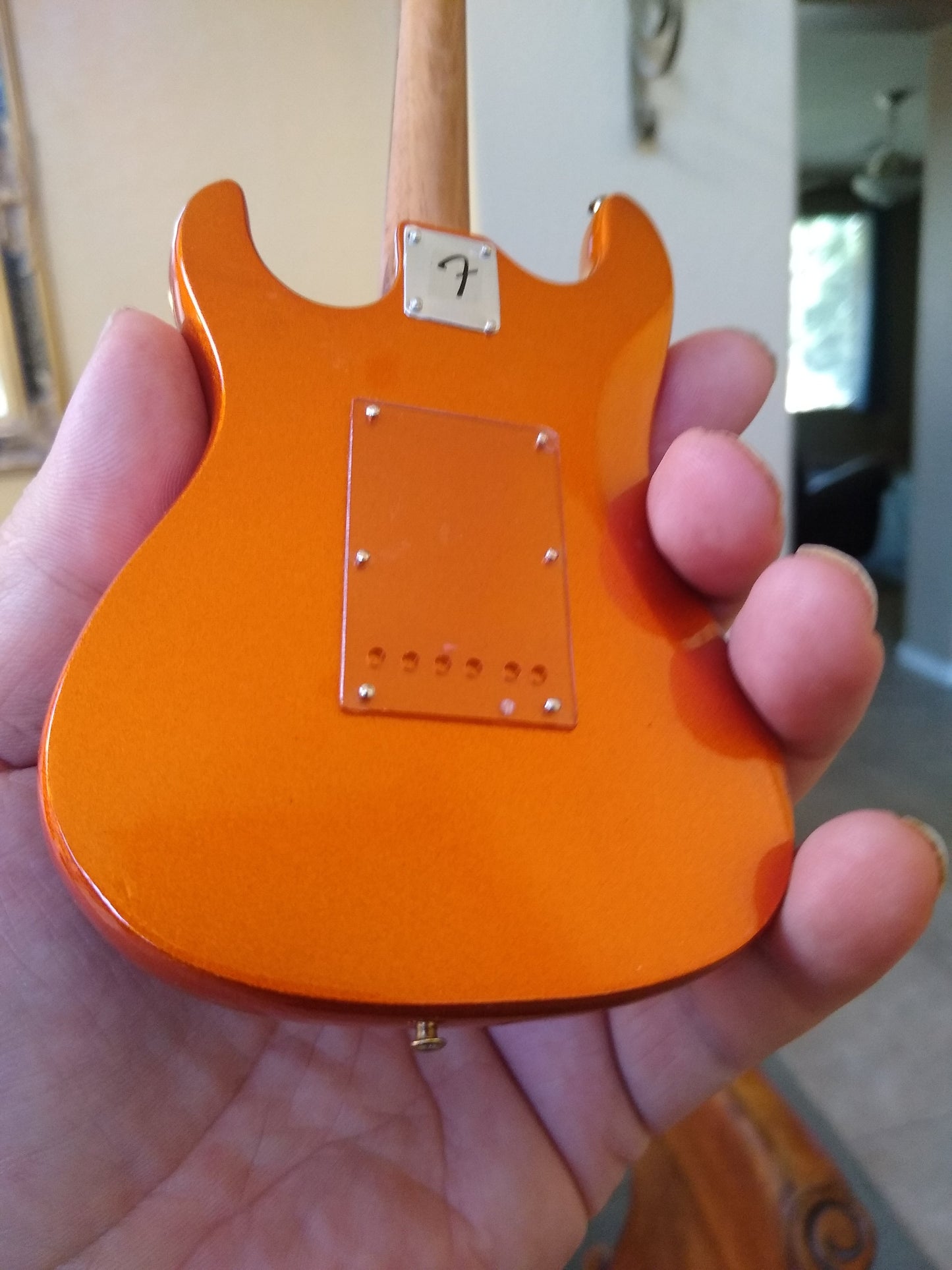 KENNY WAYNE SHEPHERD -Copperboy Fender Strat 1:4 Scale Replica Guitar ~Axe Heaven~