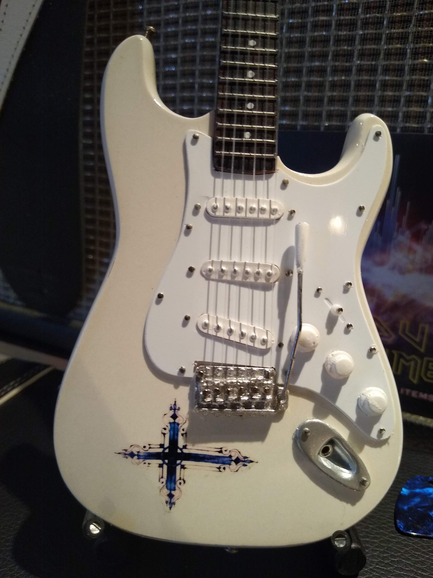 KENNY WAYNE SHEPHERD -Fender Strat Cross 1:4 Scale Replica Guitar~Axe Heaven~