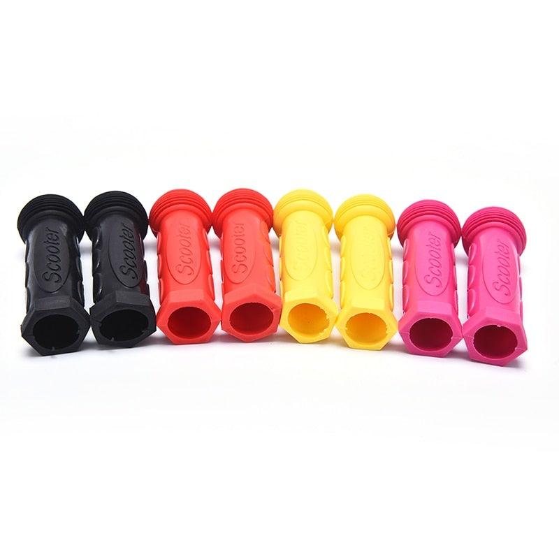Kids Bike Bicycle Tricycle Scooter Rubber Grip Handle Handlebar Grips Anti-skid Colorful Grips Mountain Bike Grips Sponge Bike Soft Handle Grips Suitable For Road Bikes Mountain And Kids Bikes