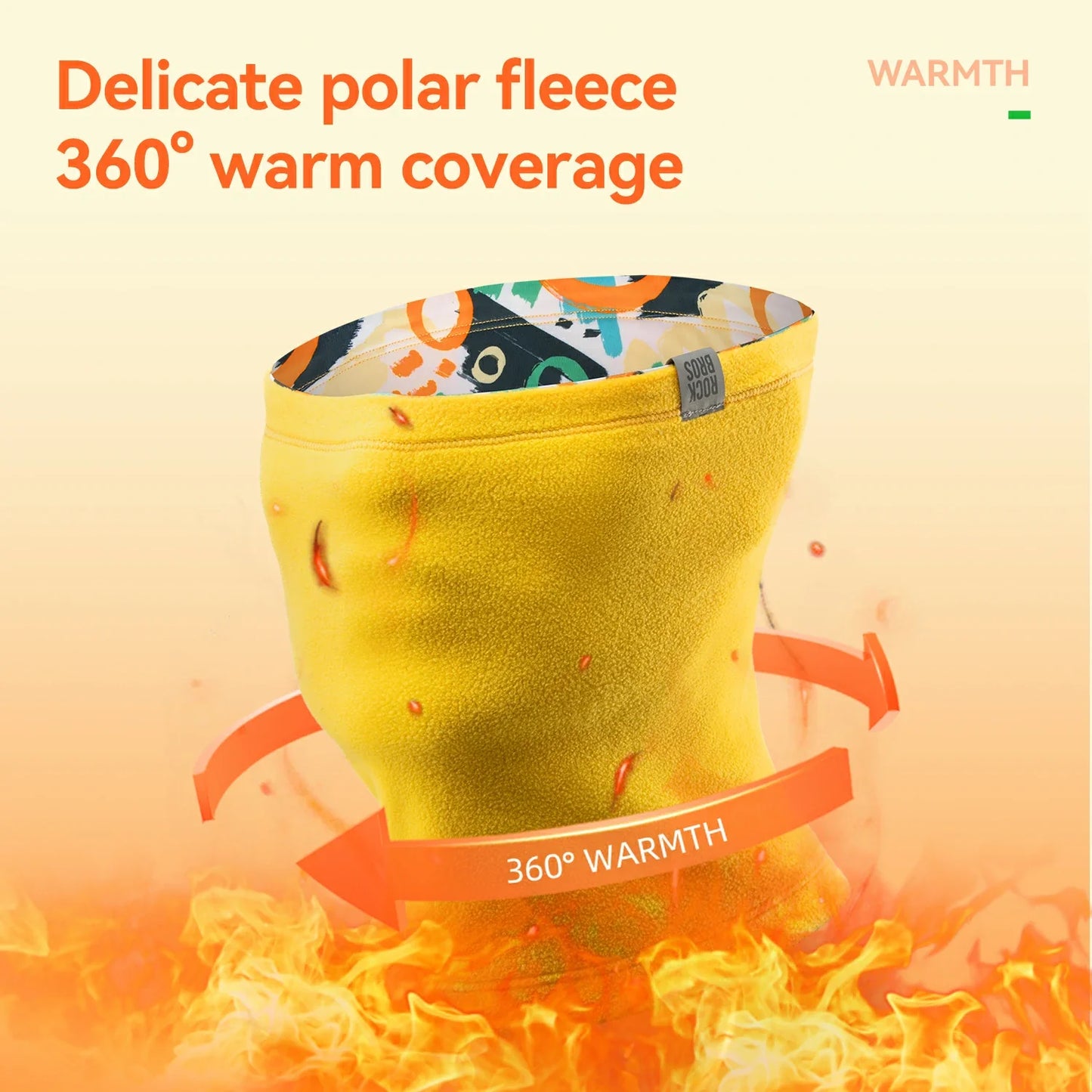 Kids Cycling Neck Gaiter Warm Double-Sided