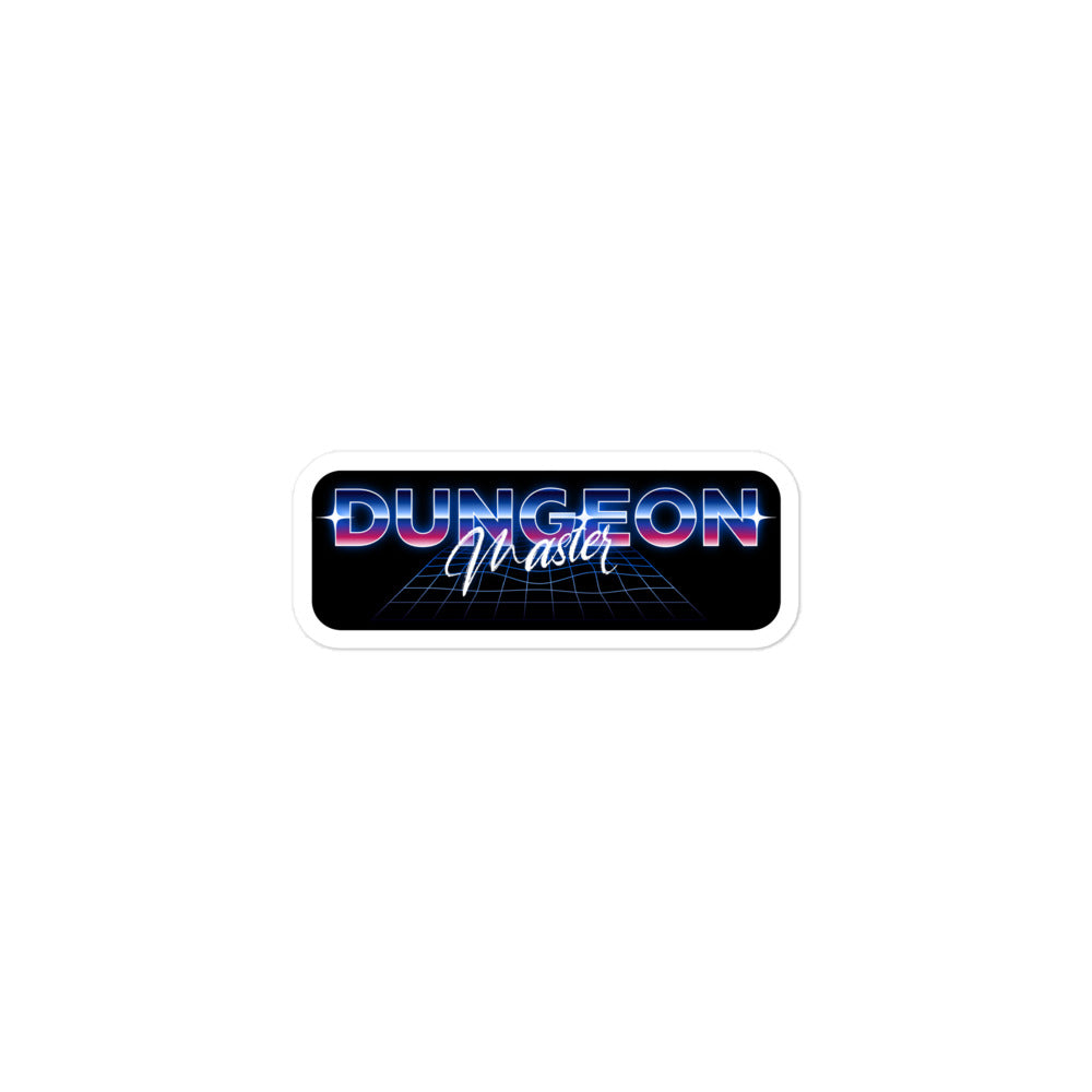 Retrowave - Dungeon Master Sticker