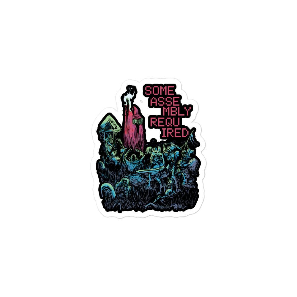 Some Assembly Required - Necromancer Sticker
