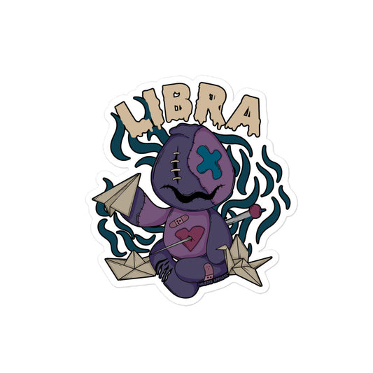 Libra Voodoo Doll Sticker