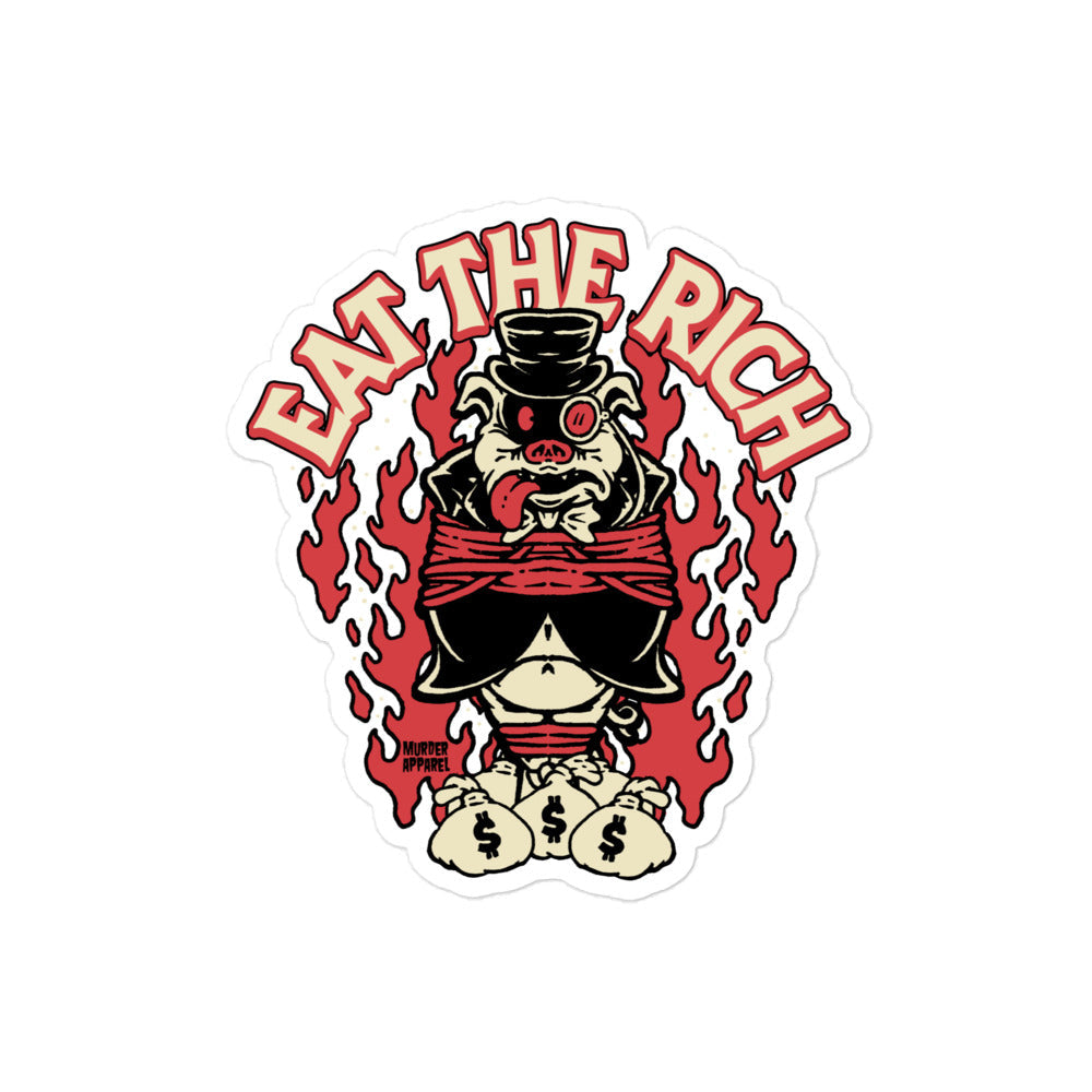 Eat The Rich Sticker