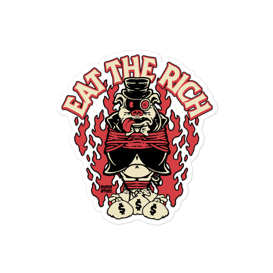 Eat The Rich Sticker