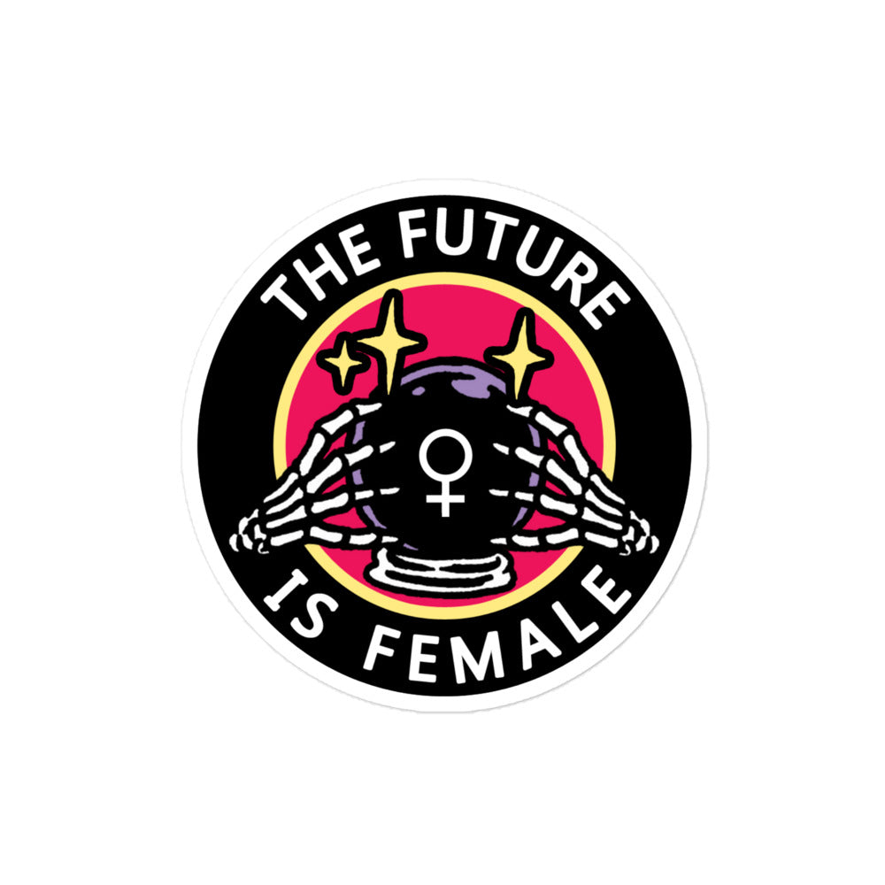 The Future Is Female Sticker