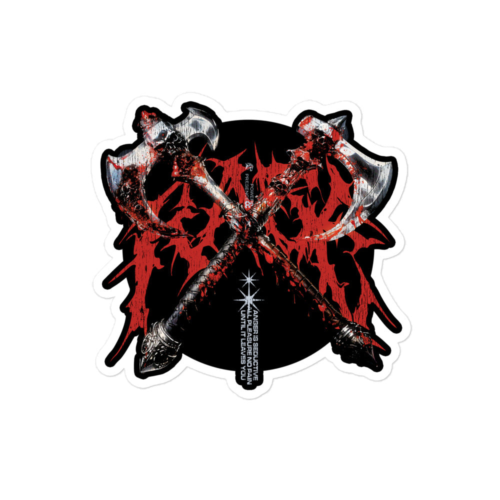Rage Axes - Barbarian Sticker