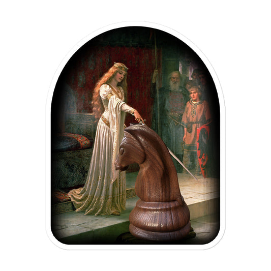 The Accolade - Chess Knight Sticker