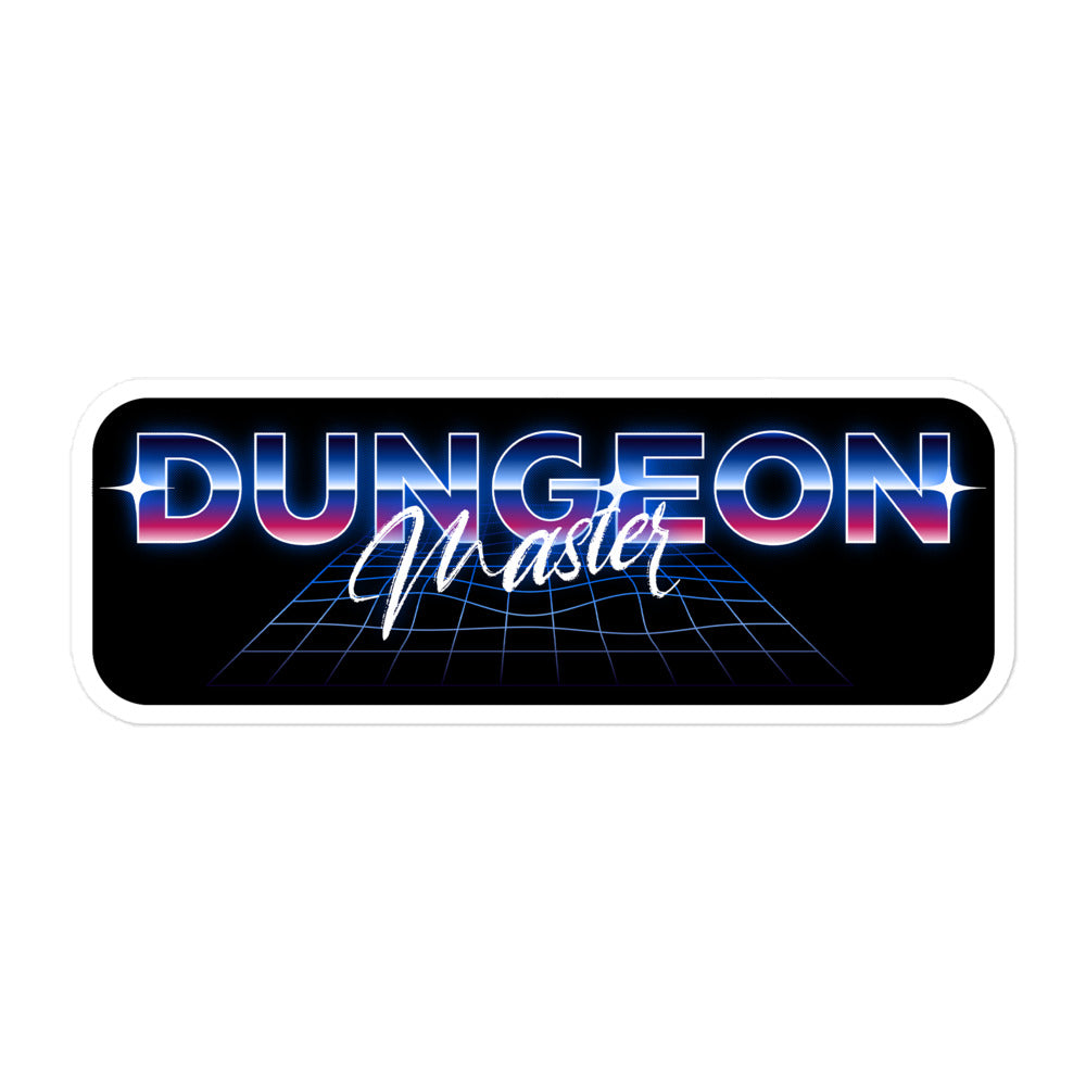 Retrowave - Dungeon Master Sticker