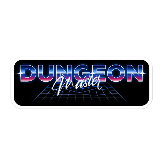 Retrowave - Dungeon Master Sticker
