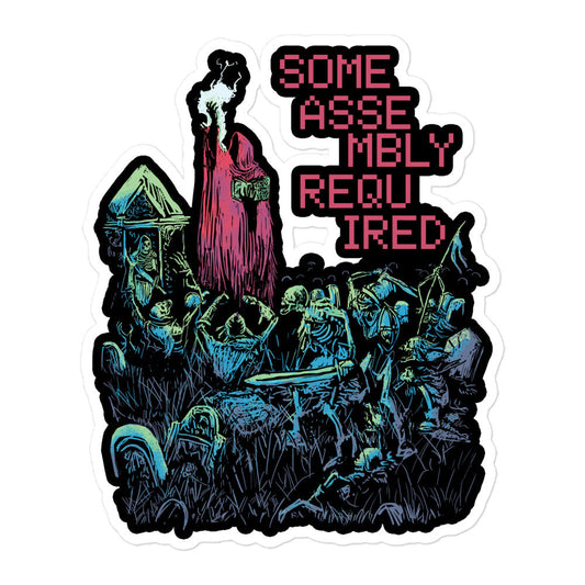 Some Assembly Required - Necromancer Sticker