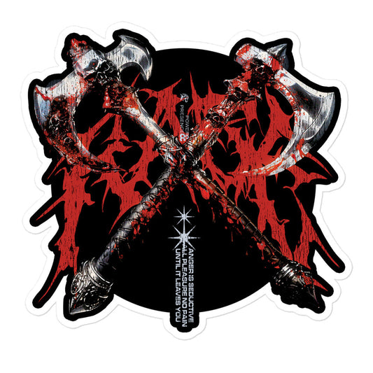 Rage Axes - Barbarian Sticker