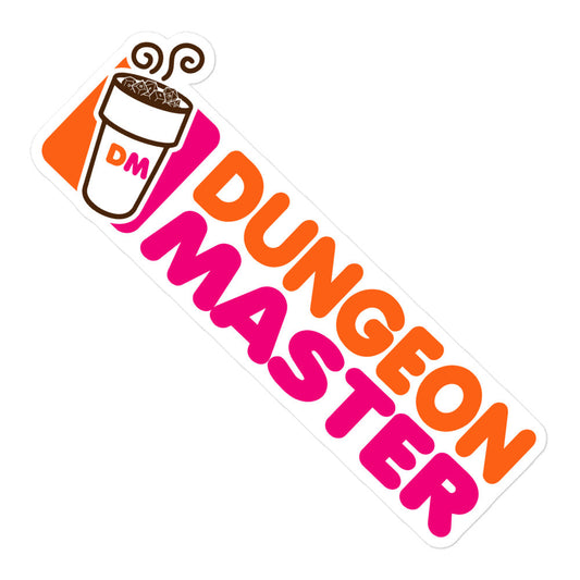 Dunkin DM - Dungeon Master Sticker