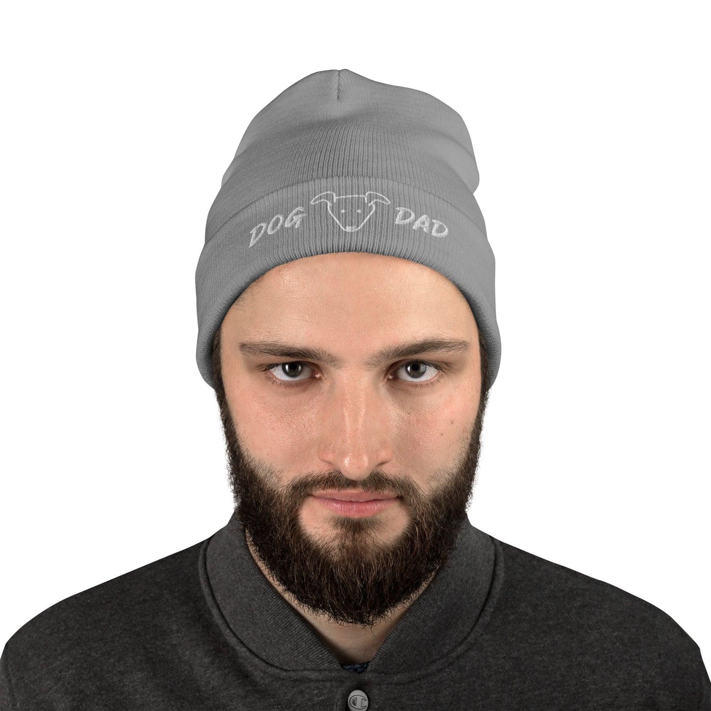 DOG DAD Embroidered Beanie - Lizard Vigilante