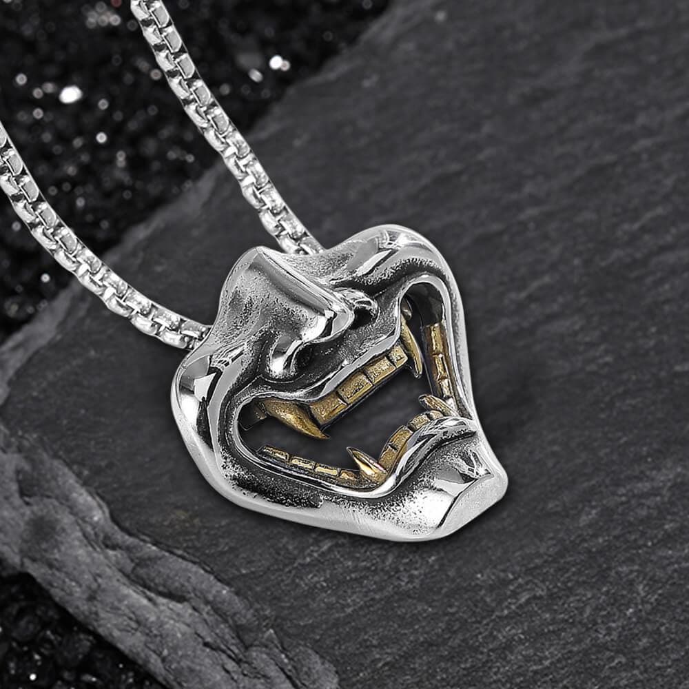 Kobe Japan Fangs Ghost Stainless Steel Pendant