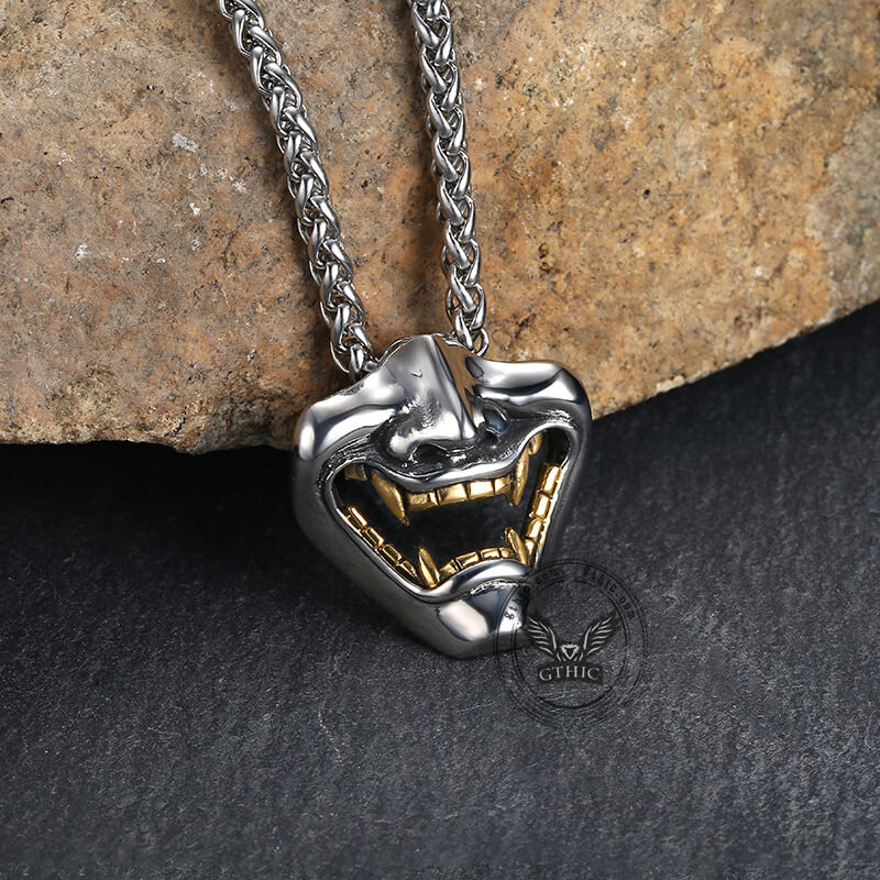 Kobe Japan Fangs Ghost Stainless Steel Pendant