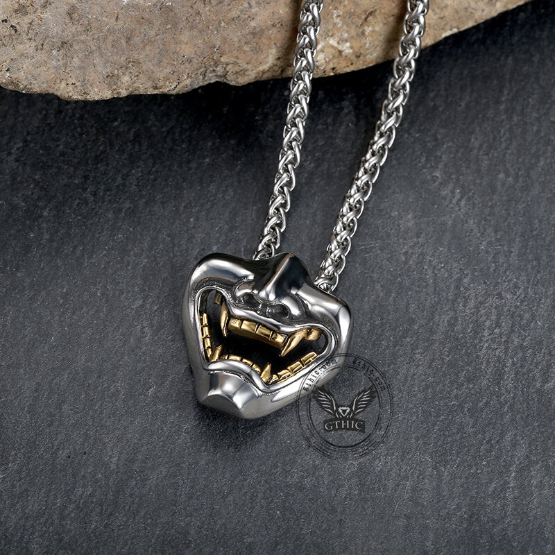 Kobe Japan Fangs Ghost Stainless Steel Pendant