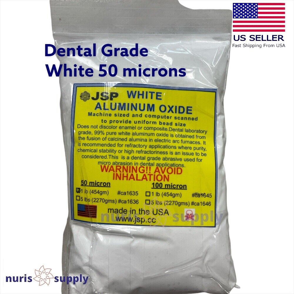 JSP White Aluminum Oxide – High-Purity Abrasive (1 lb)