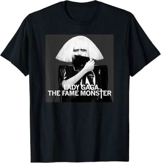 Lady Gaga T-shirt Adult The Fame Monster Album Tee