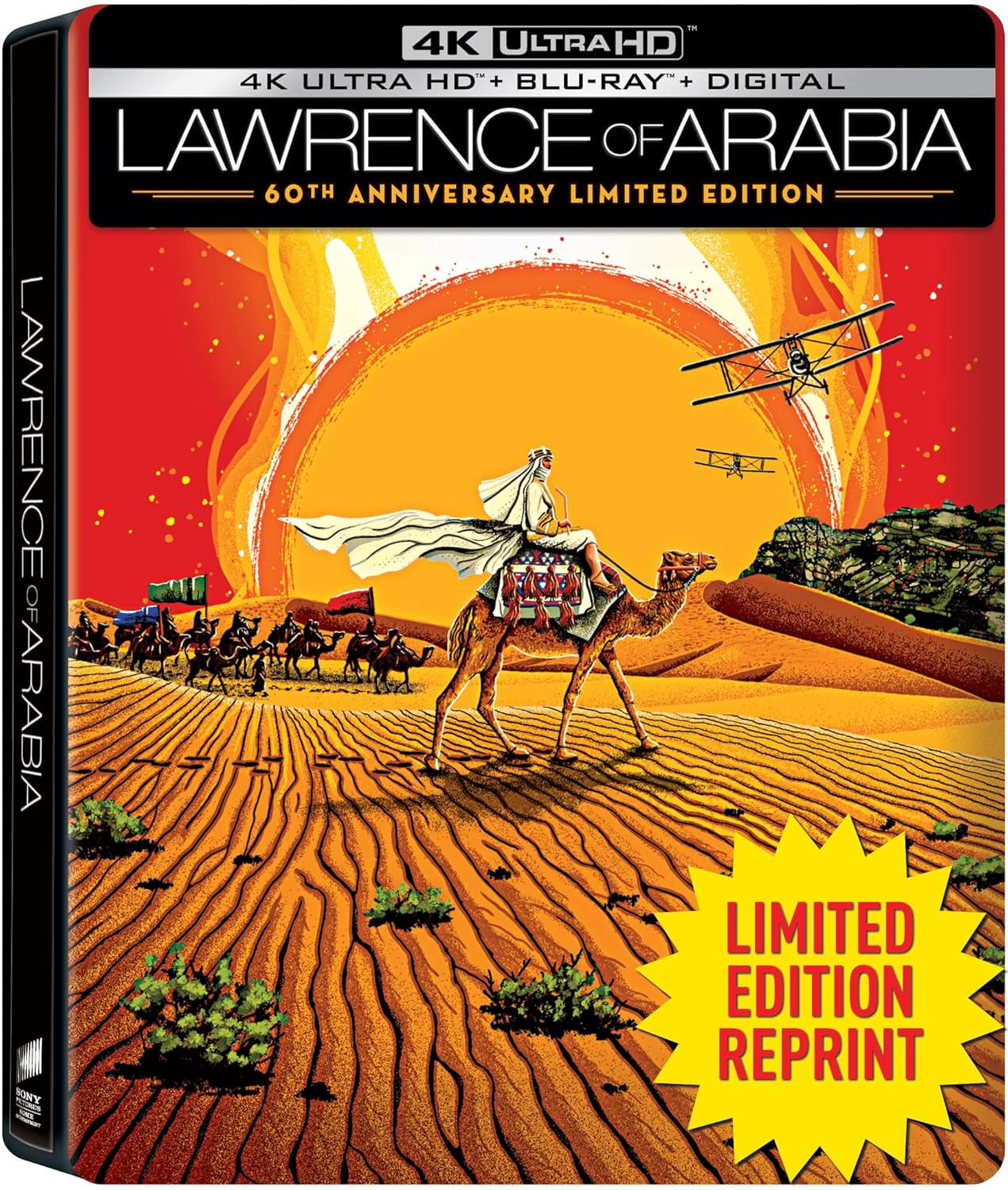 Lawrence of Arabia: 60th Anniversary Limited Edition Steelbook (4K Ultra HD + Blu-ray + Digital)