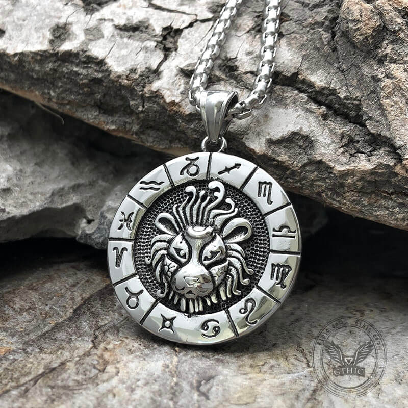 Leo Stainless Steel Pendant