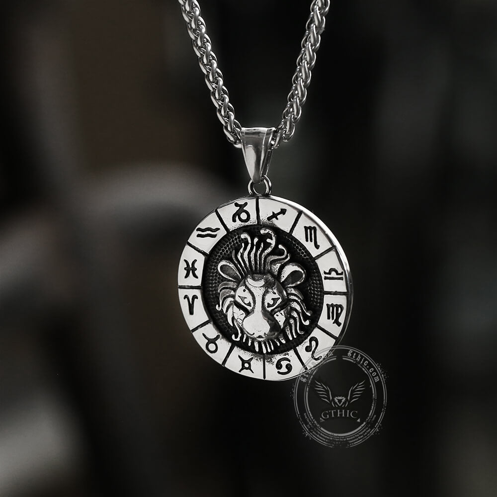 Leo Stainless Steel Pendant