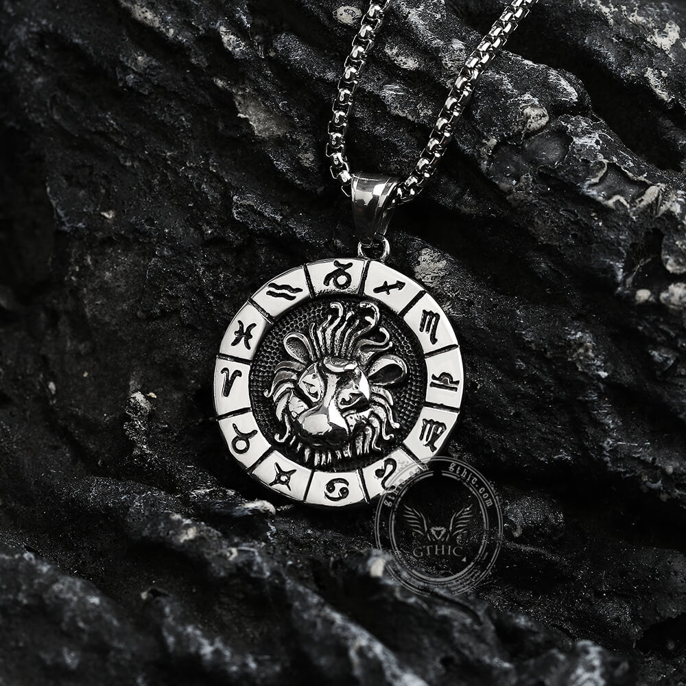 Leo Stainless Steel Pendant