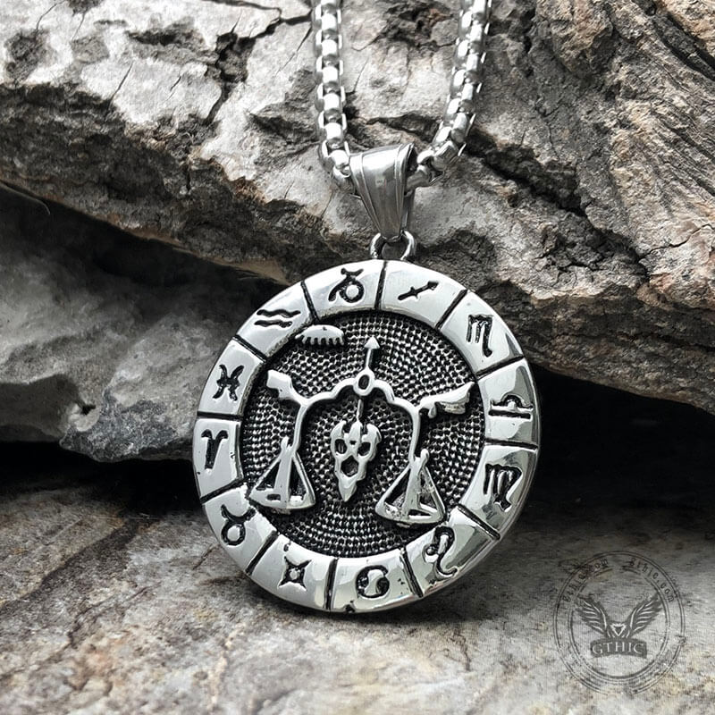 Libra Stainless Steel Pendant