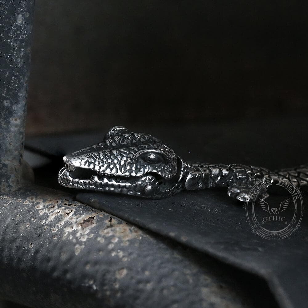 Lizard Stainless Steel Animal Bracelet