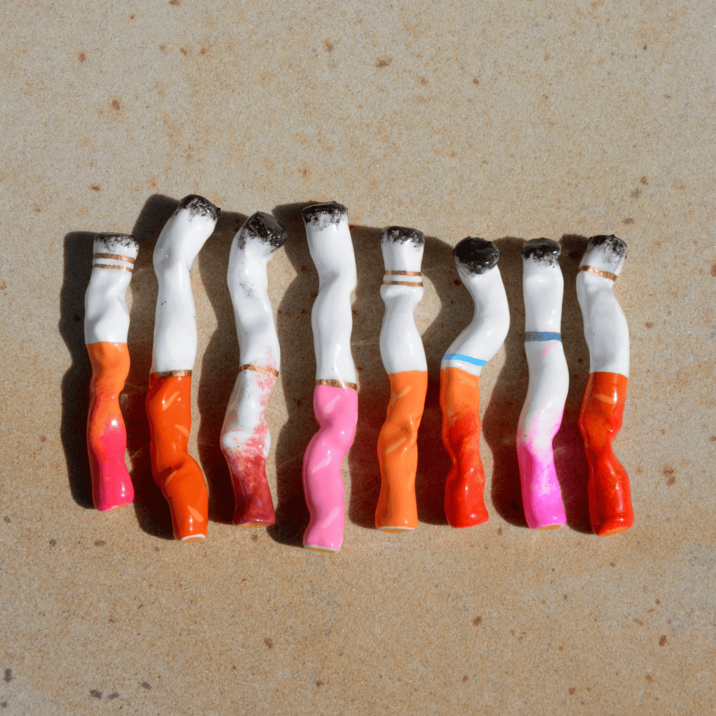 LONG VANITY CIGARETTES - SET OF EIGHT