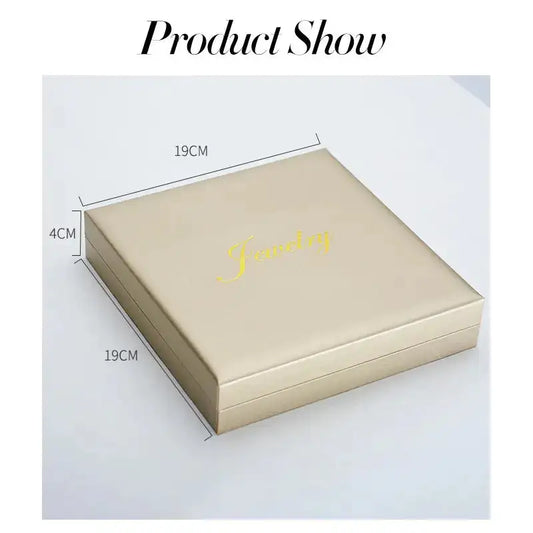 Jewelry Gift Box with Velvet Finish for Necklaces & Rings