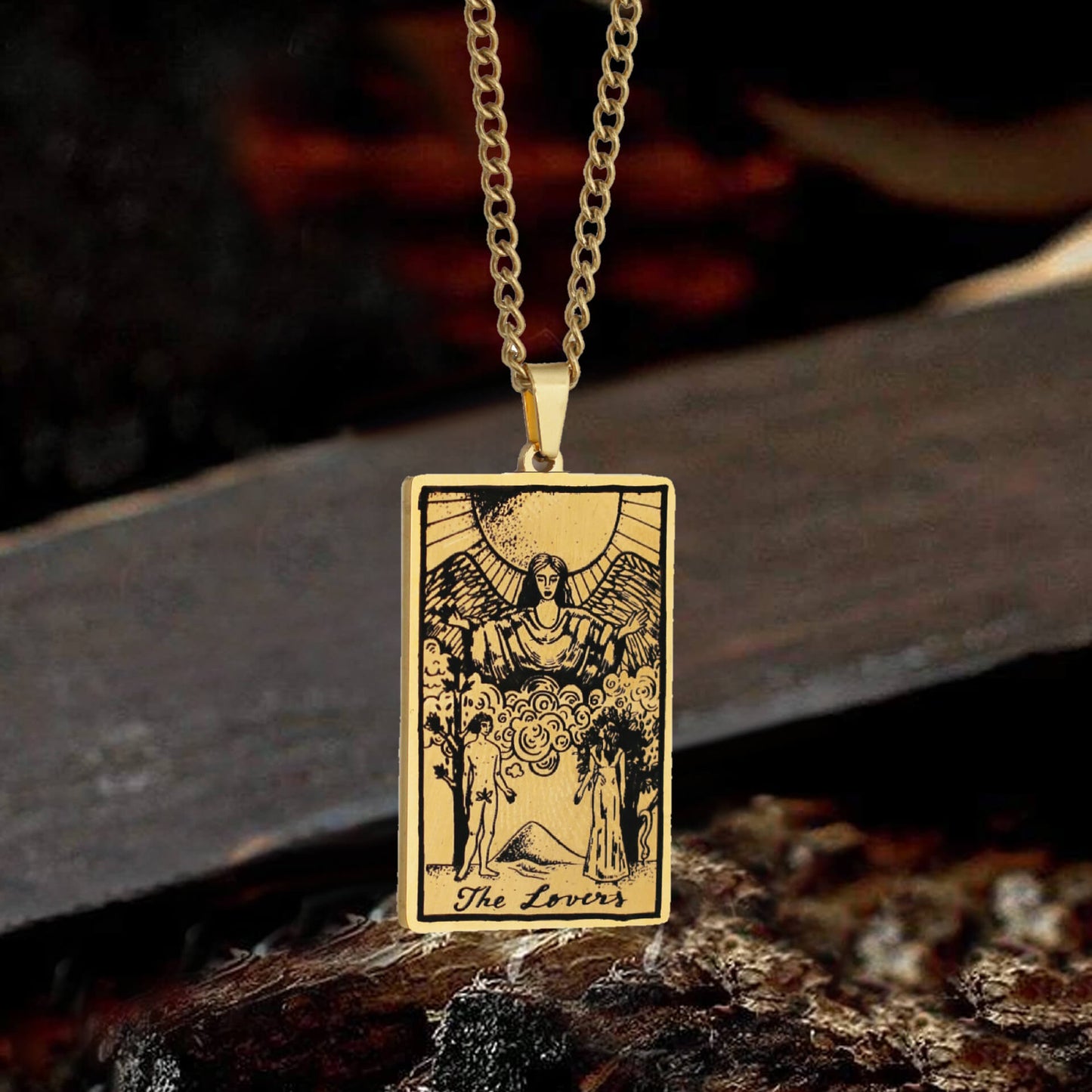 Major Arcana Tarot Stainless Steel Necklace