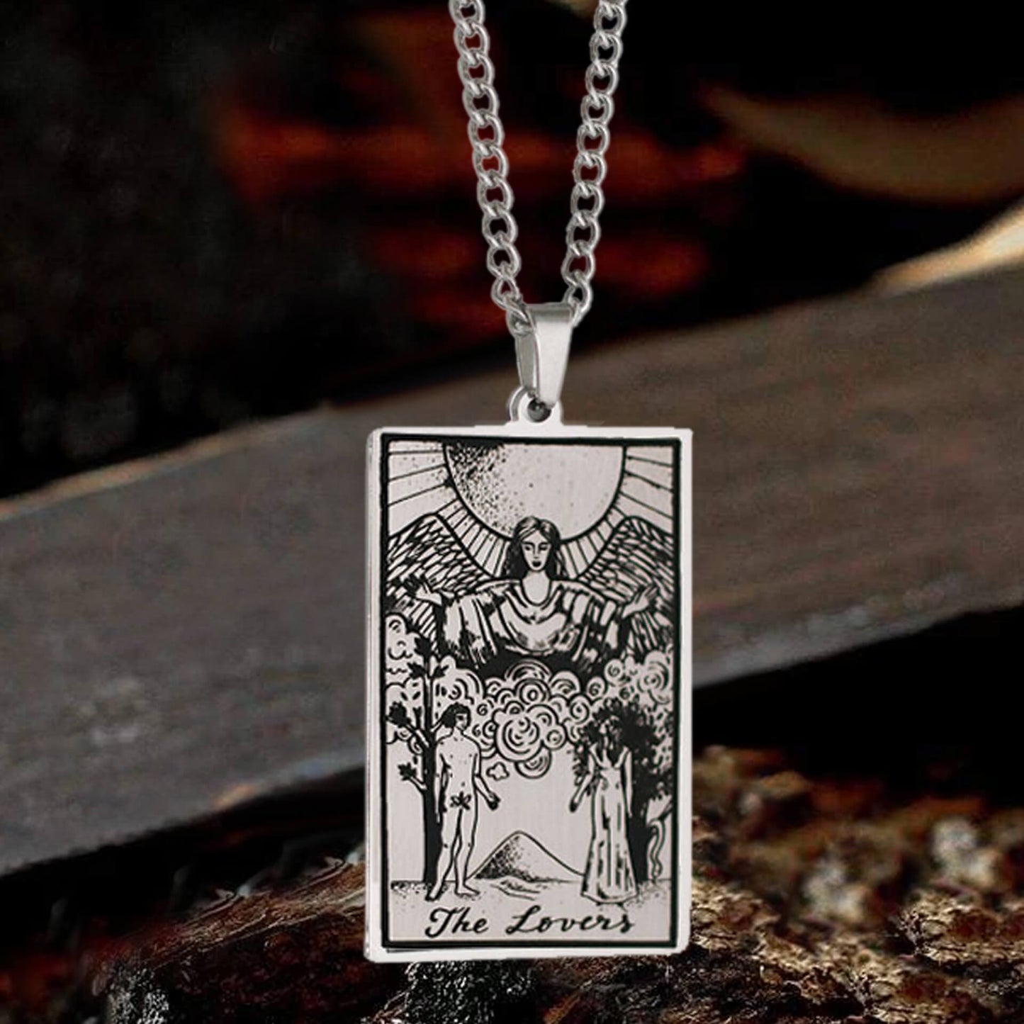 Major Arcana Tarot Stainless Steel Necklace