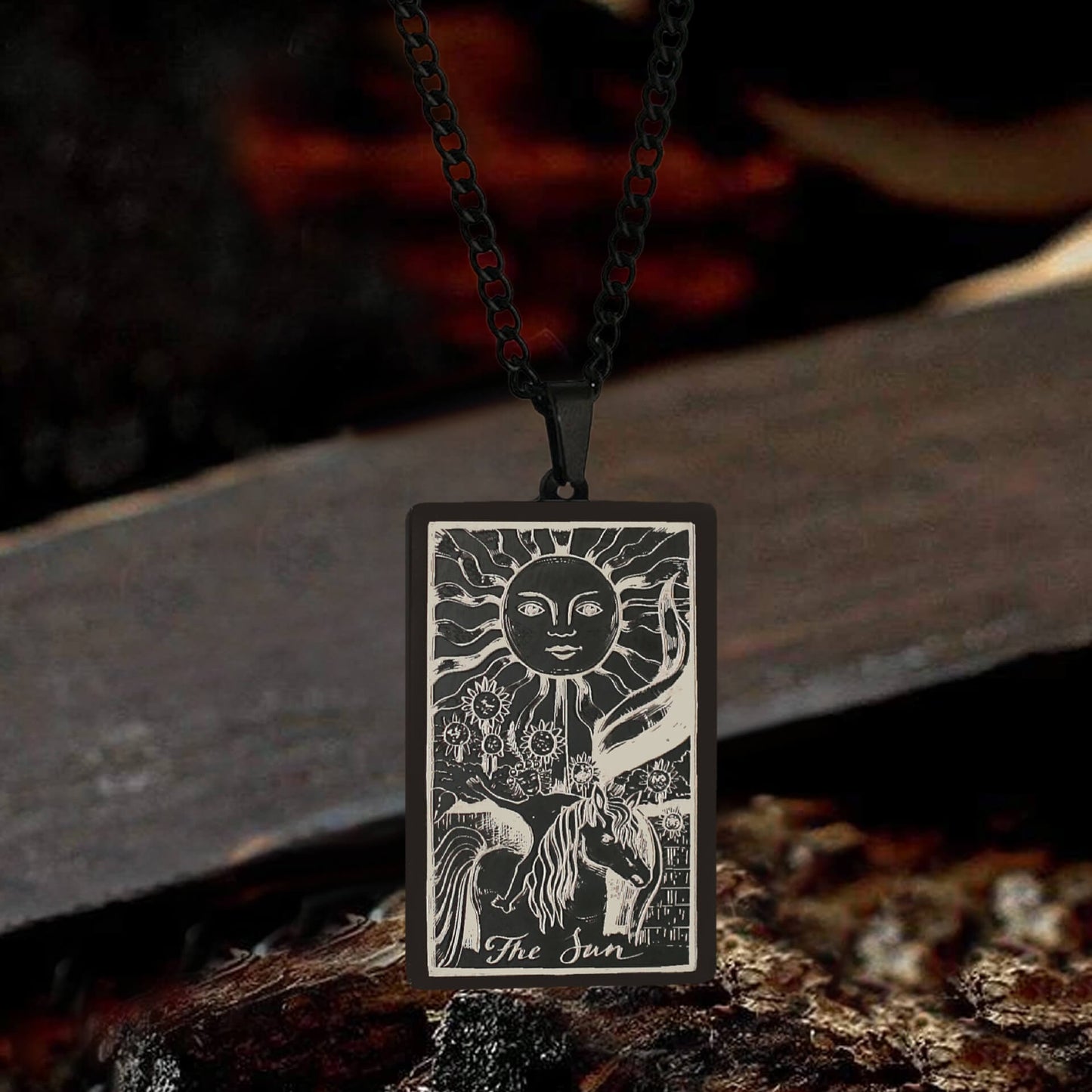 Major Arcana Tarot Stainless Steel Necklace