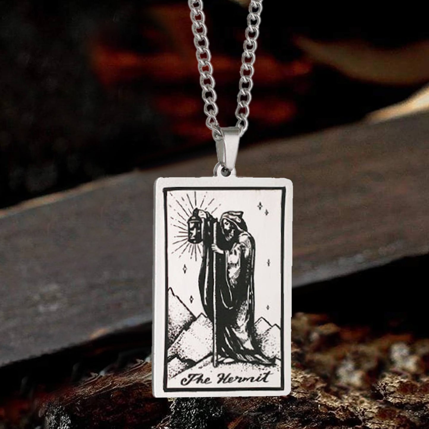 Major Arcana Tarot Stainless Steel Necklace