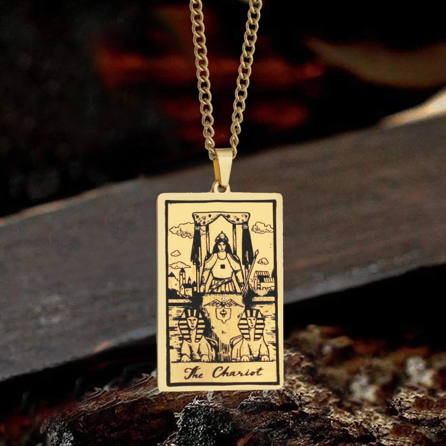 Major Arcana Tarot Stainless Steel Necklace