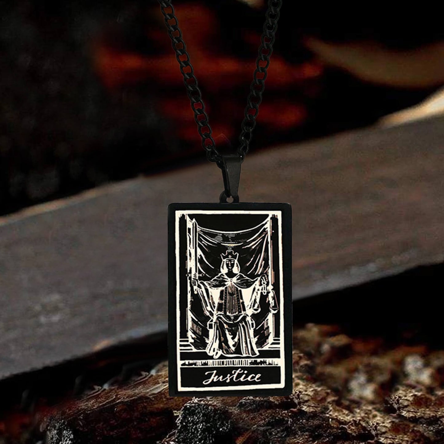 Major Arcana Tarot Stainless Steel Necklace