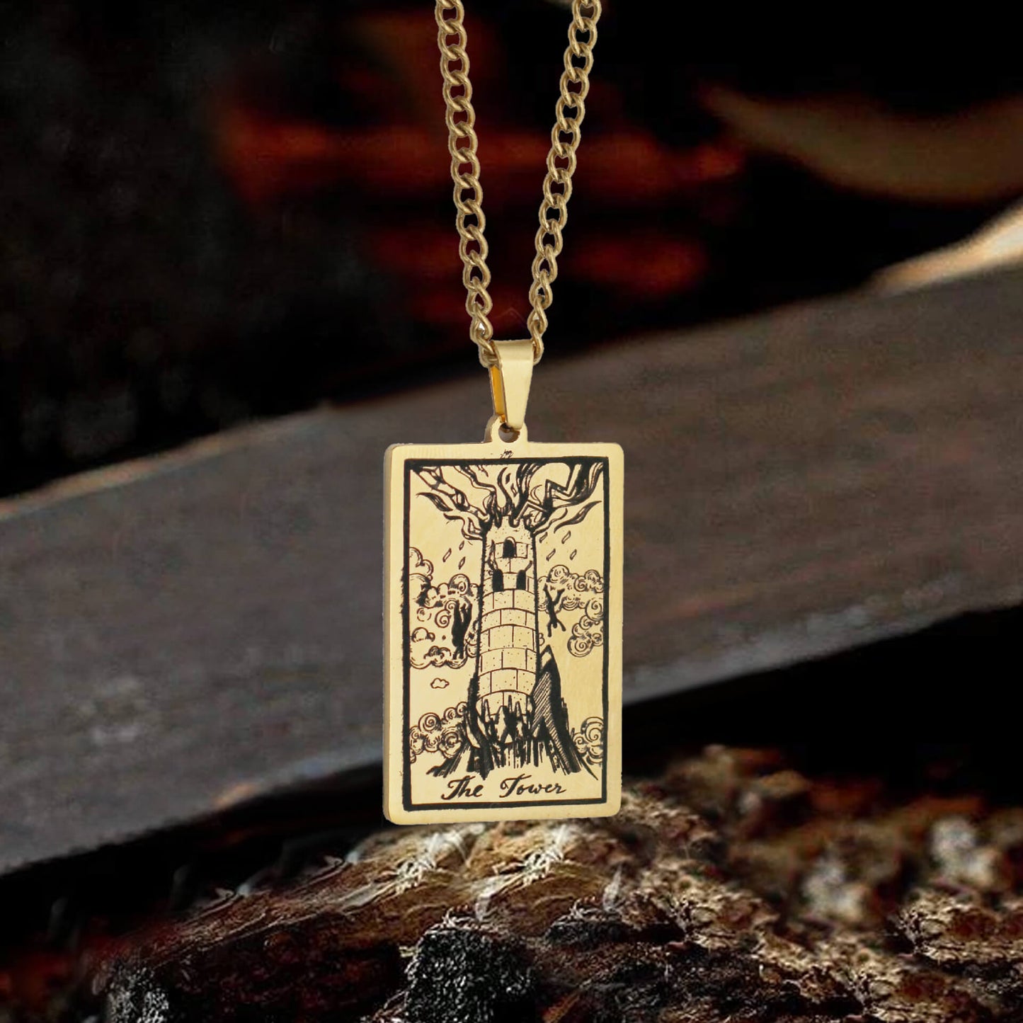 Major Arcana Tarot Stainless Steel Necklace