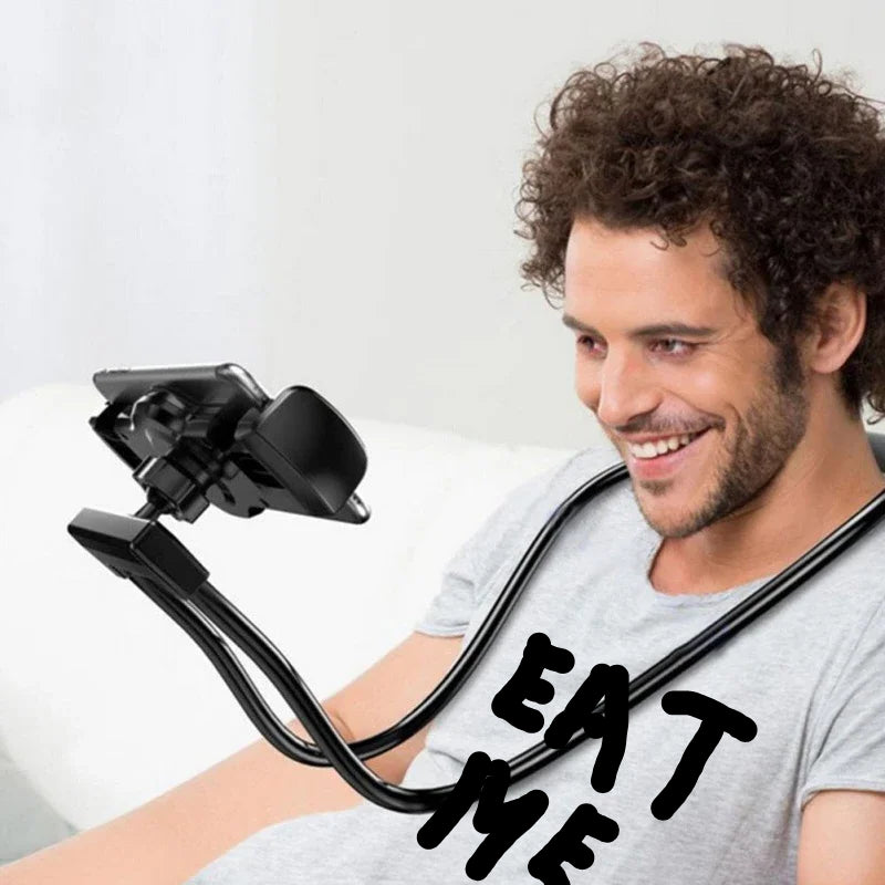 Flexible Mobile Phone Holder Hanging Neck Lazy Necklace Bracket Bed 360 Degree Phones Holder Stand For iPhone Xiaomi Samsung - Premium  from Lizard Vigilante - Just $10.99! Shop now at Lizard Vigilante