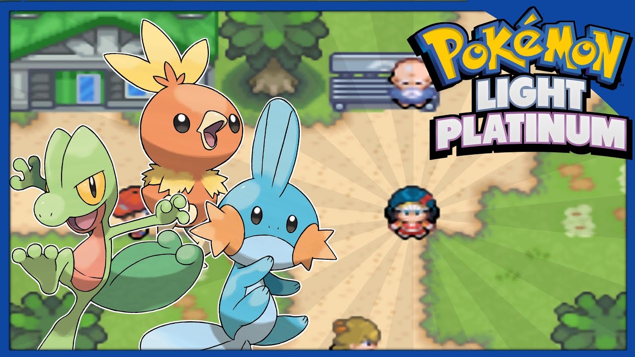 Pokemon Light Platinum GBA ROM Hack Video Game Custom Gameboy Advance