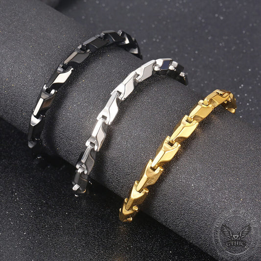 Mechanical Dragon Bone Chain Stainless Steel Bracelet