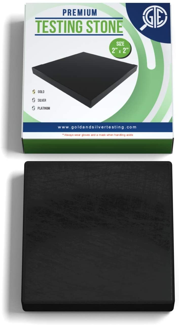 Professional Gold, Silver, Platinum Jewelry Testing Kit with Stone Instructions and Box