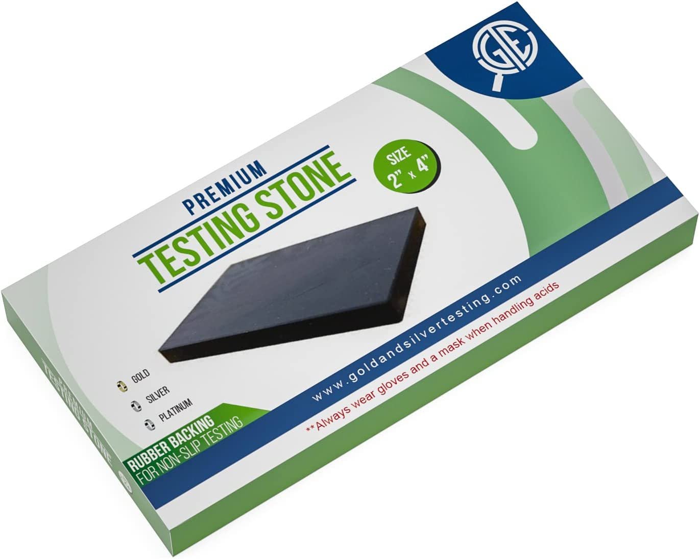 PuriTEST Gold and Silver Jewelry Testing Solutions Kit 10k 14k 18k 22k 24k Scratch Stone Acid Test Scrap Bars Coins