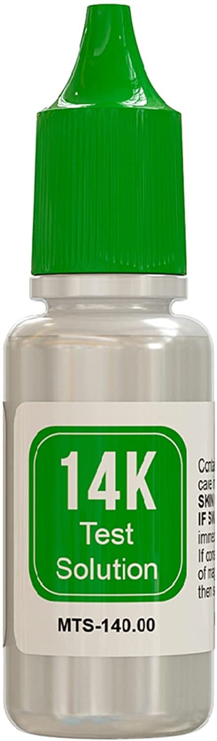 PuriTEST Gold and Silver Jewelry Testing Solutions Kit 10k 14k 18k 22k 24k Scratch Stone Acid Test Scrap Bars Coins