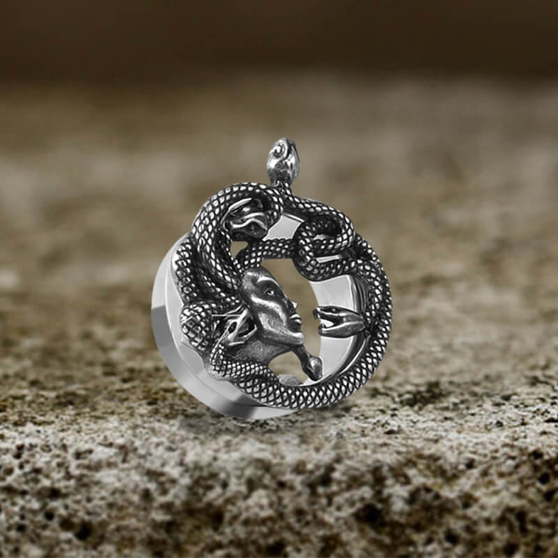 Medusa Stainless Steel Ear Gauges