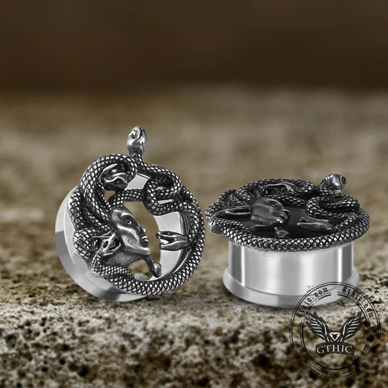 Medusa Stainless Steel Ear Gauges