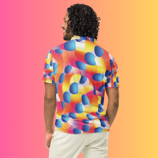 Abstract Polo - Your Essential Festival and Streetwear Item
